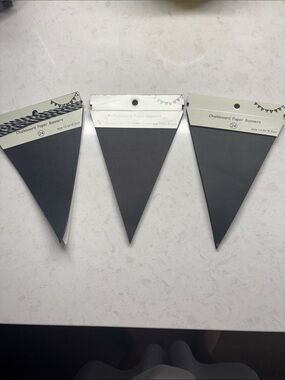 New 3 Chalkboard paper banners